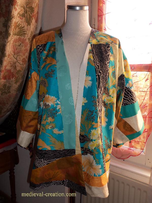 Kimono Patchwork Soie Silk Seide de France